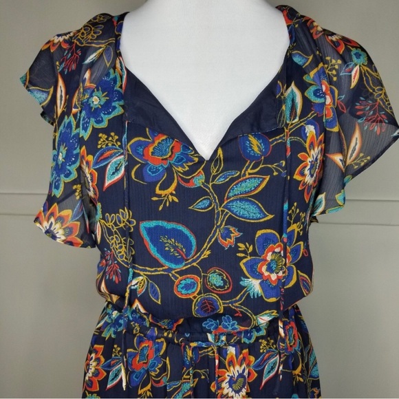 A New Day Navy Floral Maxi Dress - Picture 9 of 9